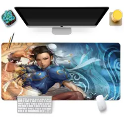 Custom Board Card Game PlayMat Anime Girl Chun Li Game Mousepad MTG CCG Play Mat - Image 4