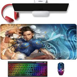 Custom Board Card Game PlayMat Anime Girl Chun Li Game Mousepad MTG CCG Play Mat - Image 5