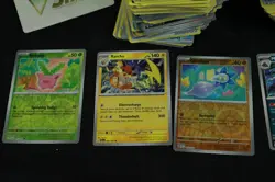 Pokemon Card Lot - Trainers, Energy and Pokemon with pins and storage box. - Image 2