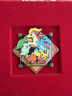 Pokemon Lunar New Year Magnet, Red envelopes & Stamp - Pikachu & Starters - Image 2