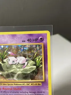 Mew 53/108 Holo Rare Evolutions Pokemon Holo LP - Image 3