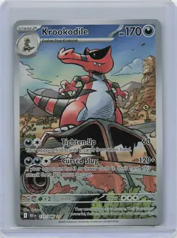 Krookodile 137/086 Holo Illustration Rare Black Bolt Pokemon Near Mint - - Image 1