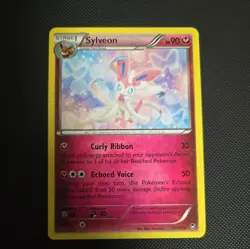 Pokemon TCG Card 2014 XY Furious Fists - Sylveon 72/111 LP NON-HOLO - Image 1