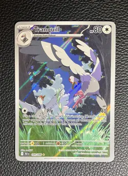 Pokemon TCG Tranquill #149/086 Black Bolt Illustration Rare - Image 1