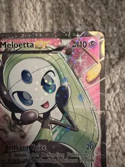 Pokemon Meloetta EX 2013 RC25 Radiant Collection (Full Art) Holo (Likely PSA 9+) - Image 3