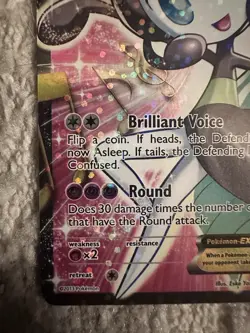 Pokemon Meloetta EX 2013 RC25 Radiant Collection (Full Art) Holo (Likely PSA 9+) - Image 4