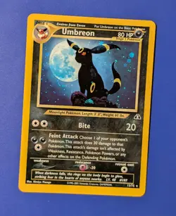 SWIRL 13/75 UMBREON HOLO RARE Pokemon TCG Neo Discovery SWIRL Non Smoking LP+ - Image 1