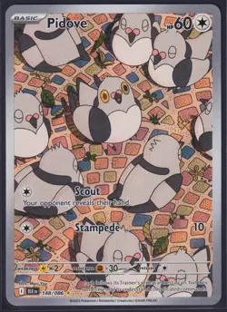 Pokemon - Pidove - 148/086 - Black Bolt - Illustration Rare - NM - Image 1