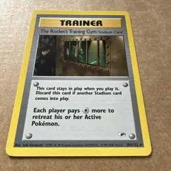 The Rocket's Training Gym 104/132 Rare Gym Heroes Unlimited Pokemon English - Image 2