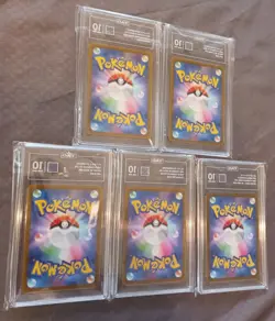 Pokemon Tag 10 Japanese Five Graded Card Slab Lot - Image 2