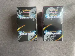 2x Pokemon CHAOS RISING TCG Half Booster Box (36 Packs) New and Sealed - Image 1