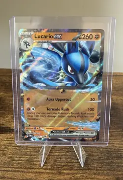 Pokemon TCG Lucario EX Prismatic Evolutions 051/131 - Image 1
