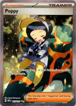 Pokemon TCG Poppy 227/197 SV03: Obsidian Flames Holo-NM (SKU 1-2) - Image 1