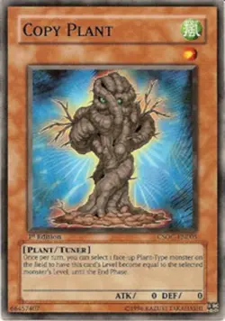1x (LP) Copy Plant - CSOC-EN005 - Common - 1st Edition YuGiOh - Image 1