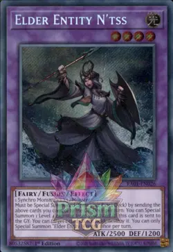 1st ed Elder Entity N'tss secret rare RA01-EN026 Yugioh - Image 1