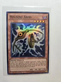 Yugioh Holding Arms MIL1-EN003 Super Rare 1st Ed AA79 - Image 1