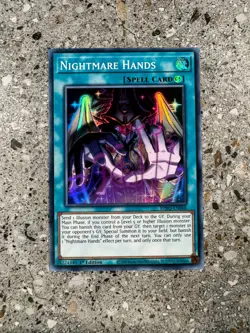 Yugioh TCG Nightmare Hands BPRO-EN068 Super Rare 1st Edition NM-M - Image 1
