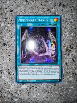 Yugioh TCG Nightmare Hands BPRO-EN068 Super Rare 1st Edition NM-M - Image 3
