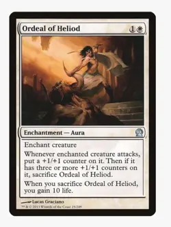 Ordeal of Heliod #25 Theros (THS) Magic Card In Protective Sleeve - Image 1