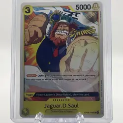 Jaguar.D.Saul OP09-109 (UC) Emperors in the New World - One Piece TCG CCG - NM - Image 1