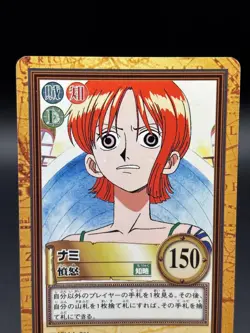 Nami C230 Carddass Hyper Battle Bandai Japanese One Piece Moderately Played - Image 2