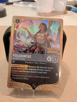 Pocahontas - Steadfast Traveler 48 Disney Lorcana Promo Wilds Unknown Pre-releas - Image 1