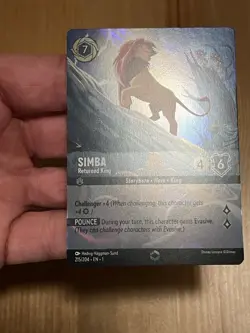2023 Disney Lorcana The First Chapter Simba Enchanted 215/204 (B) - Image 3