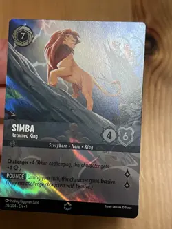2023 Disney Lorcana The First Chapter Simba Enchanted 215/204 (B) - Image 5