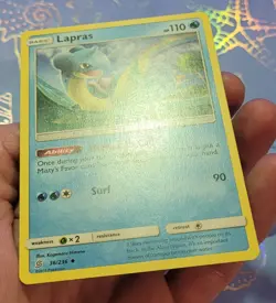 Lapras 36/236 Unified Minds Pokemon Card NM - Image 4