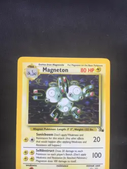 Pokemon Cards: Fossil Rare Holo: Magneton 11/62 - Image 2