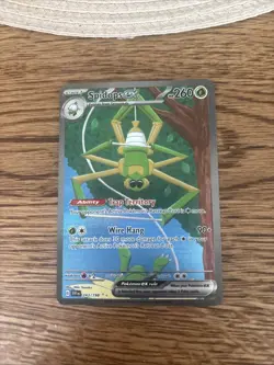 Pokemon TCG Spidops EX 223/198 Scarlet Violet Base Card Set - Image 1