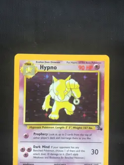 Pokemon Cards: Fossil Rare Holo: Hypno 8/62 - Image 2