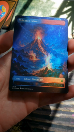 Volcanic Island FOIL Original Dual Land Proxy Card Space Custom Art Design - Image 2