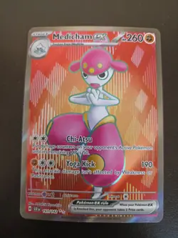 Medicham EX Fullart - Meditalis - Pokemon Karte - SCR 161 - English - Near Mint - Image 1