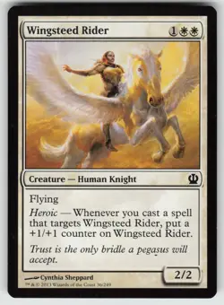 Wingsteed Rider 36 Common Theros Magic: The Gathering Lightly Played - Image 1