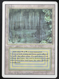 Bayou Magic Card Revised Dual Land MTG - Image 3