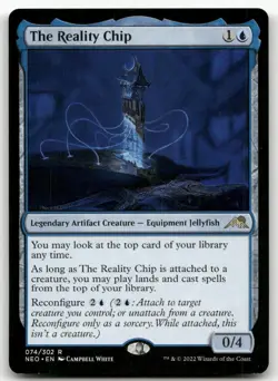The Reality Chip #74 (NM) Kamigawa Neon Dynasty NEO Magic MTG - Image 1