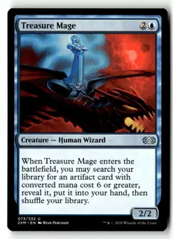 Treasure Mage 73 Uncommon Double Masters Magic: The Gathering - Image 1