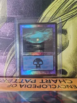 Swamp (444) (Retro Frame) 444 Commander Masters Magic: The Gathering Foil NM - Image 1