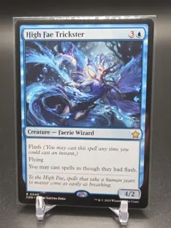 MTG High Fae Trickster 0040 Foundations (FDN) Regular Rare Creature Faerie - Image 1