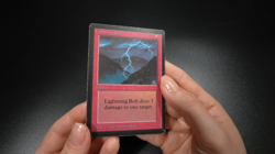 Lightning Bolt Magic Card Beta LEB MTG - Image 2