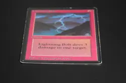 Lightning Bolt Magic Card Beta LEB MTG - Image 5