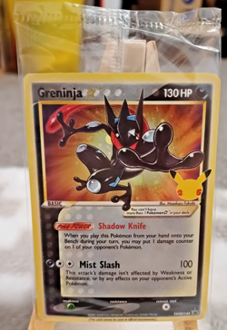 Pokemon TCG Greninja Gold Star SWSH144 Celebrations Promo Sealed - Image 1