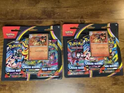 (2) Charmeleon 3-Pack Blister Chaos Rising ME04 Pokemon - Swirls 💫 - Image 1