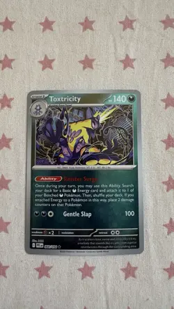 Toxtricity 068/094 Phantasmal Flames Reverse Holo Rare Pokemon TCG Card - Image 1