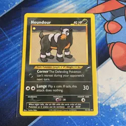 Pokemon Cards Houndour 43/105 Unlimited Neo Destiny WOTC Uncommon NM - Image 1
