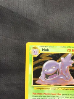 Pokemon Cards: Fossil Rare Holo: Muk 13/62 - Image 3
