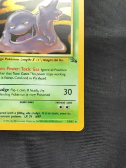Pokemon Cards: Fossil Rare Holo: Muk 13/62 - Image 5