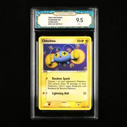 TQG 9.5 Mint+ 2006 Pokemon ENG Chinchou #EX-LM 50/92 C - Image 1