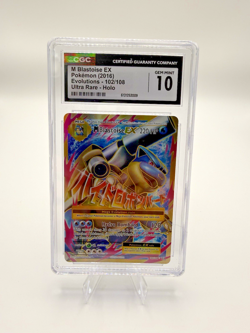 2016 Pokemon XY Evolutions M Blastoise EX Ultra Rare CGC 10 Gem Mint #102/108 - Image 1